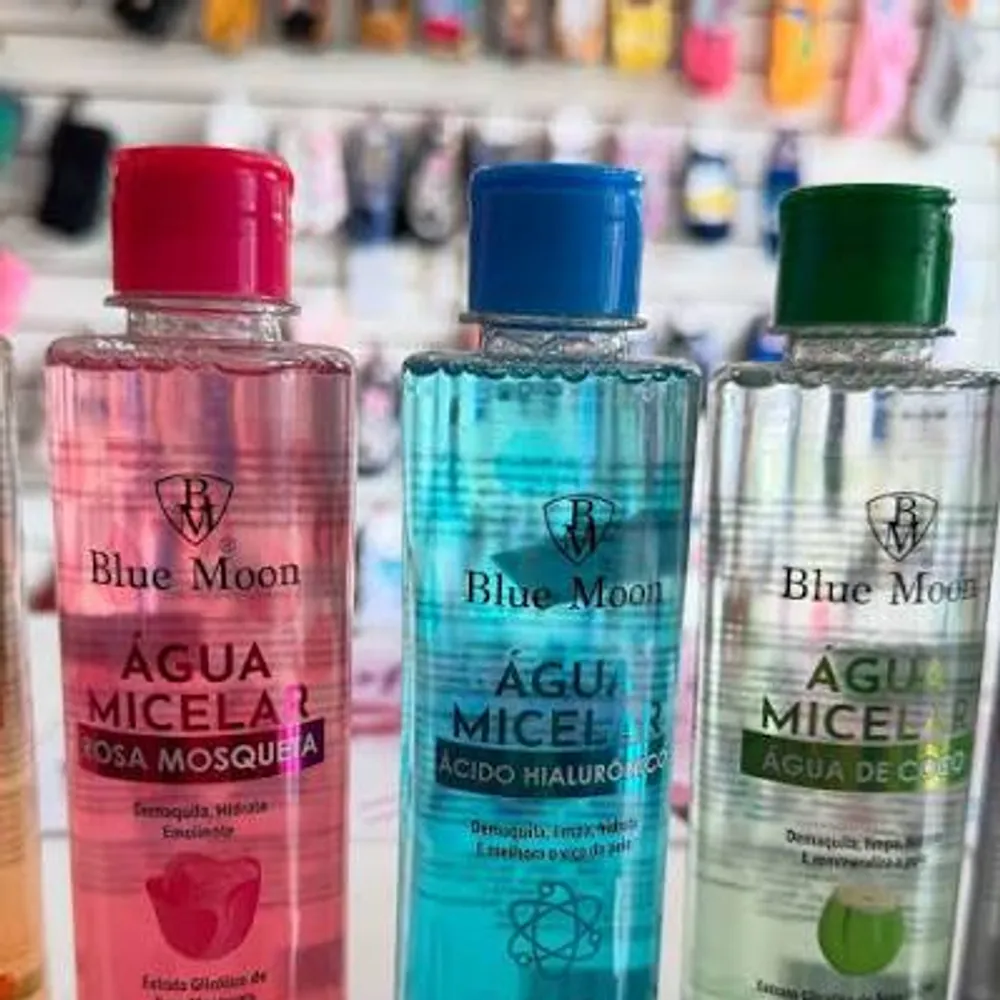 água micelar blue moon