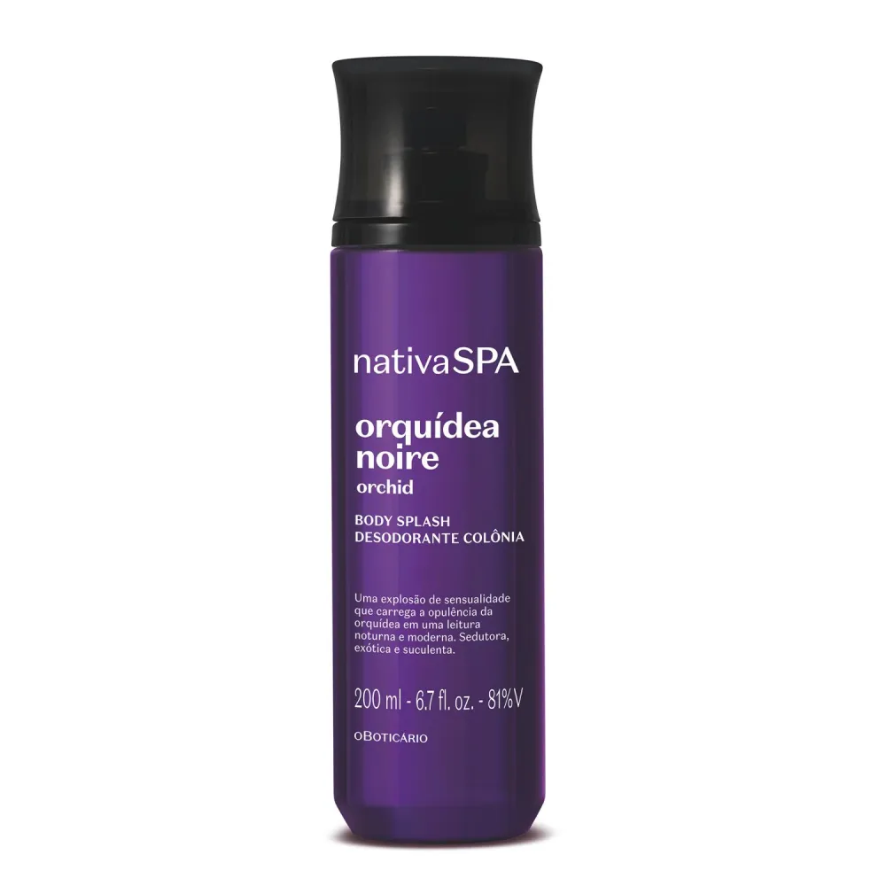 Body Splash Nativa Spa Orquídea Noire 200Ml