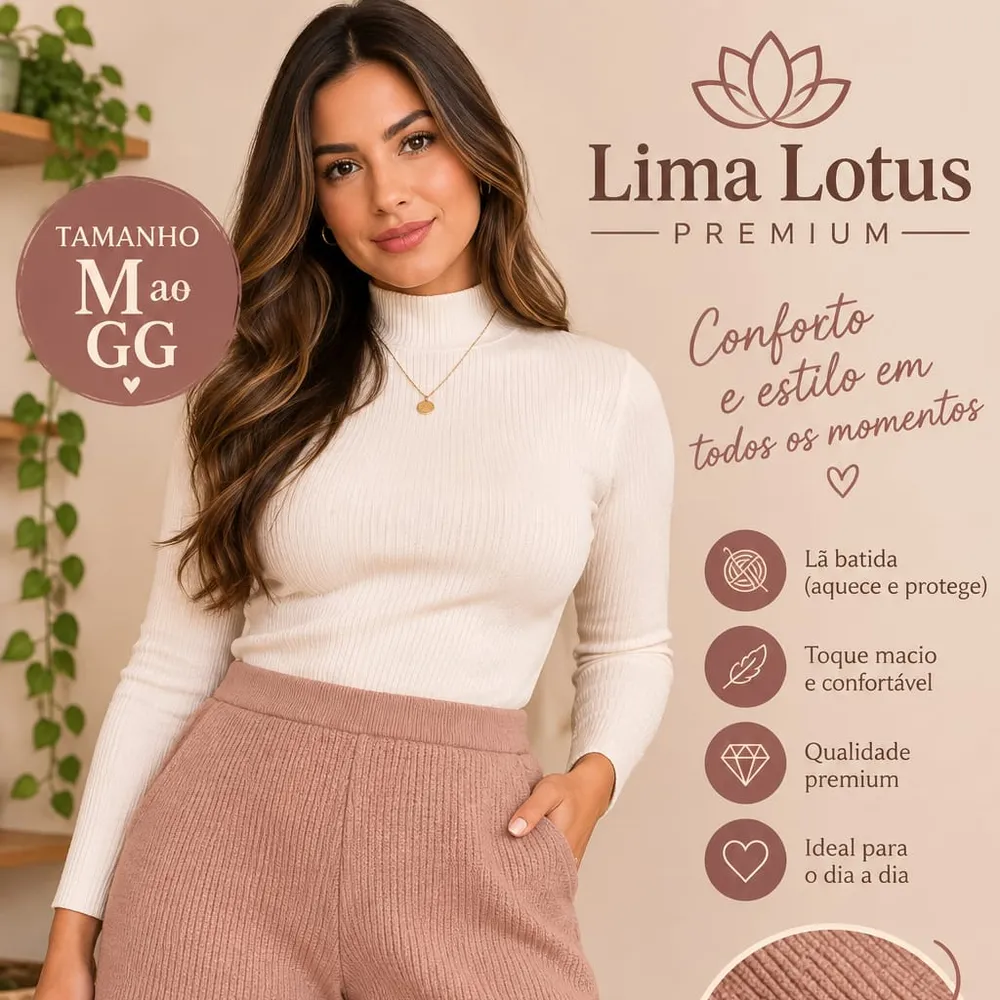 Short lã batida
