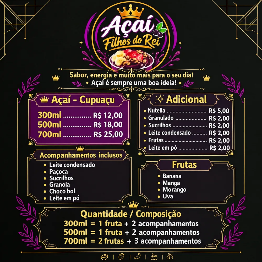 Cardápio Personalizado