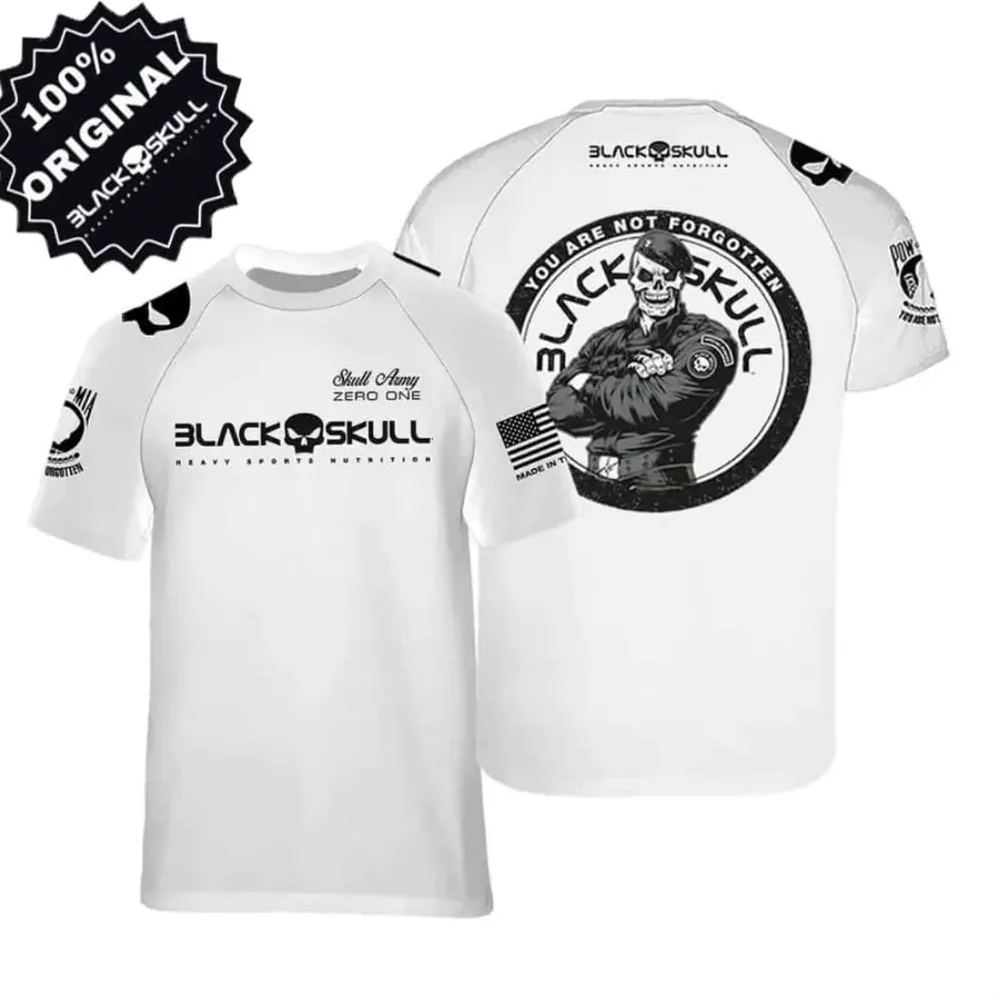 CAMISA BRANCA BLACK SKULL 