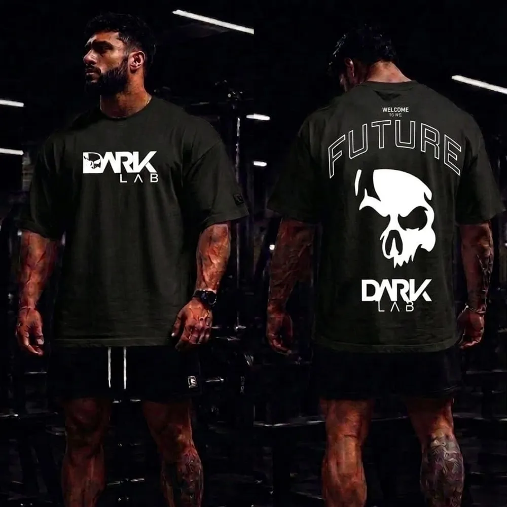 CAMISA OVERSIZED DARK LAB PRETA 
