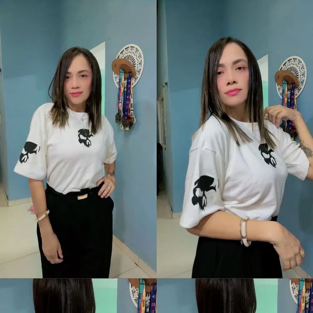 CAMISA OVERSIZED DARK LAB BRANCA