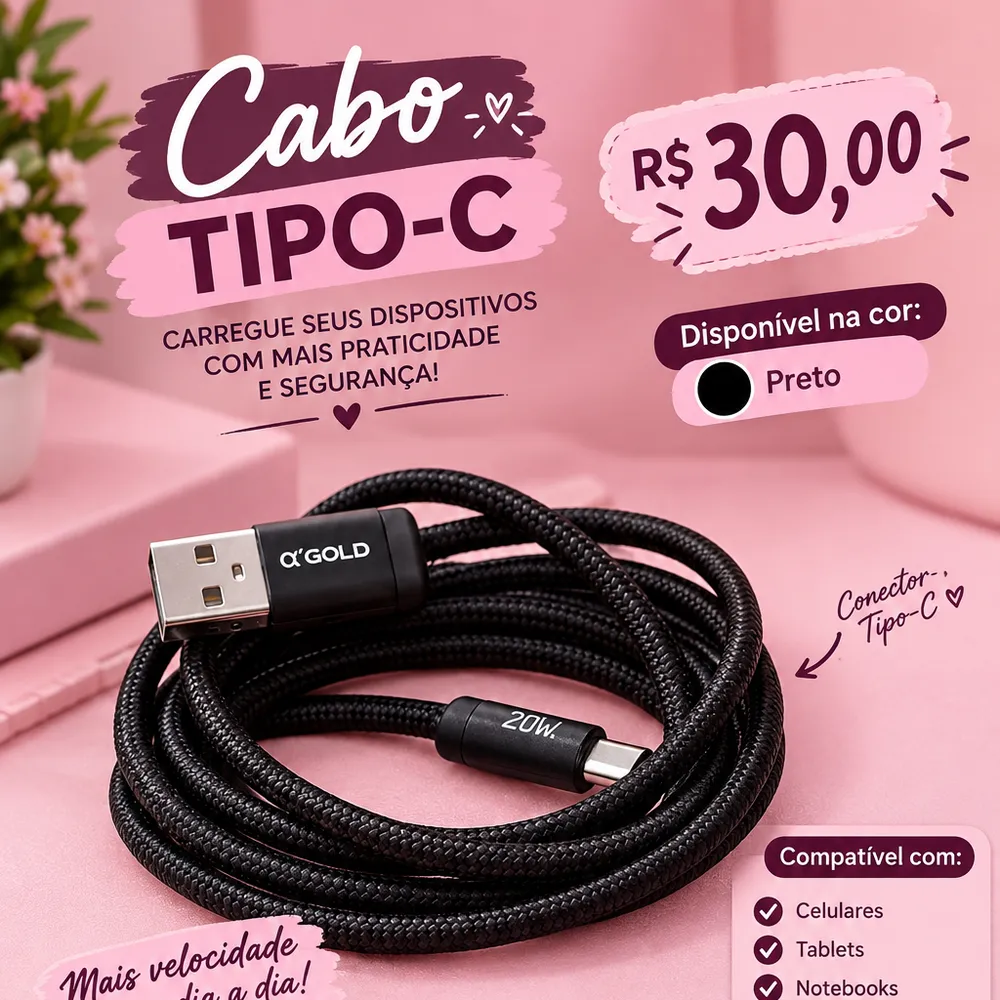 🔌✨Cabo Tipo-C