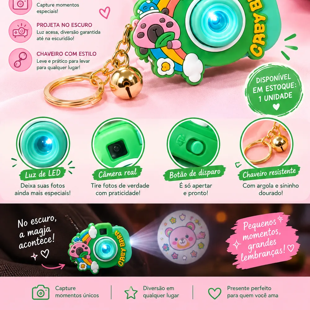 💚 Chaveiro Câmera