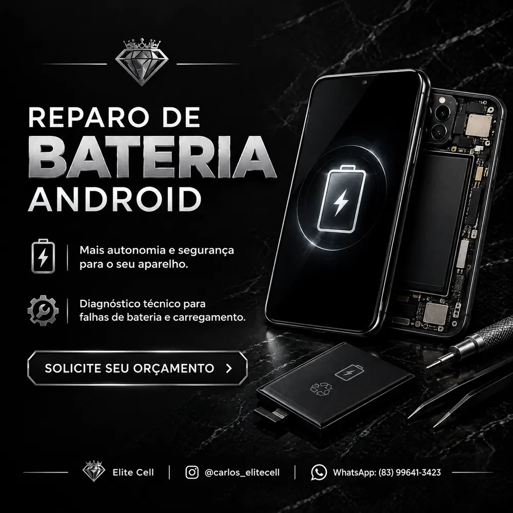 Troca De Bateria Linha Androids