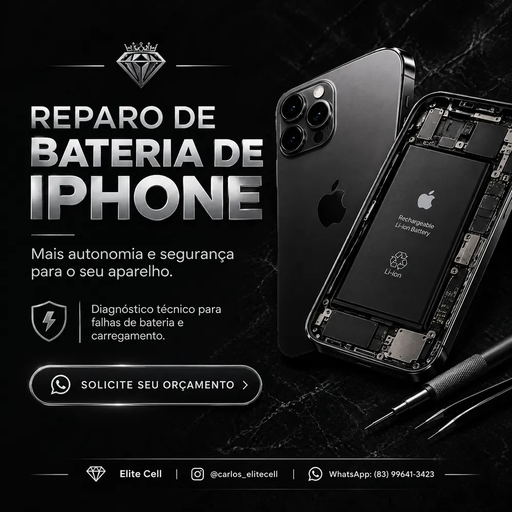 Troca De Bateria Linha iPhones