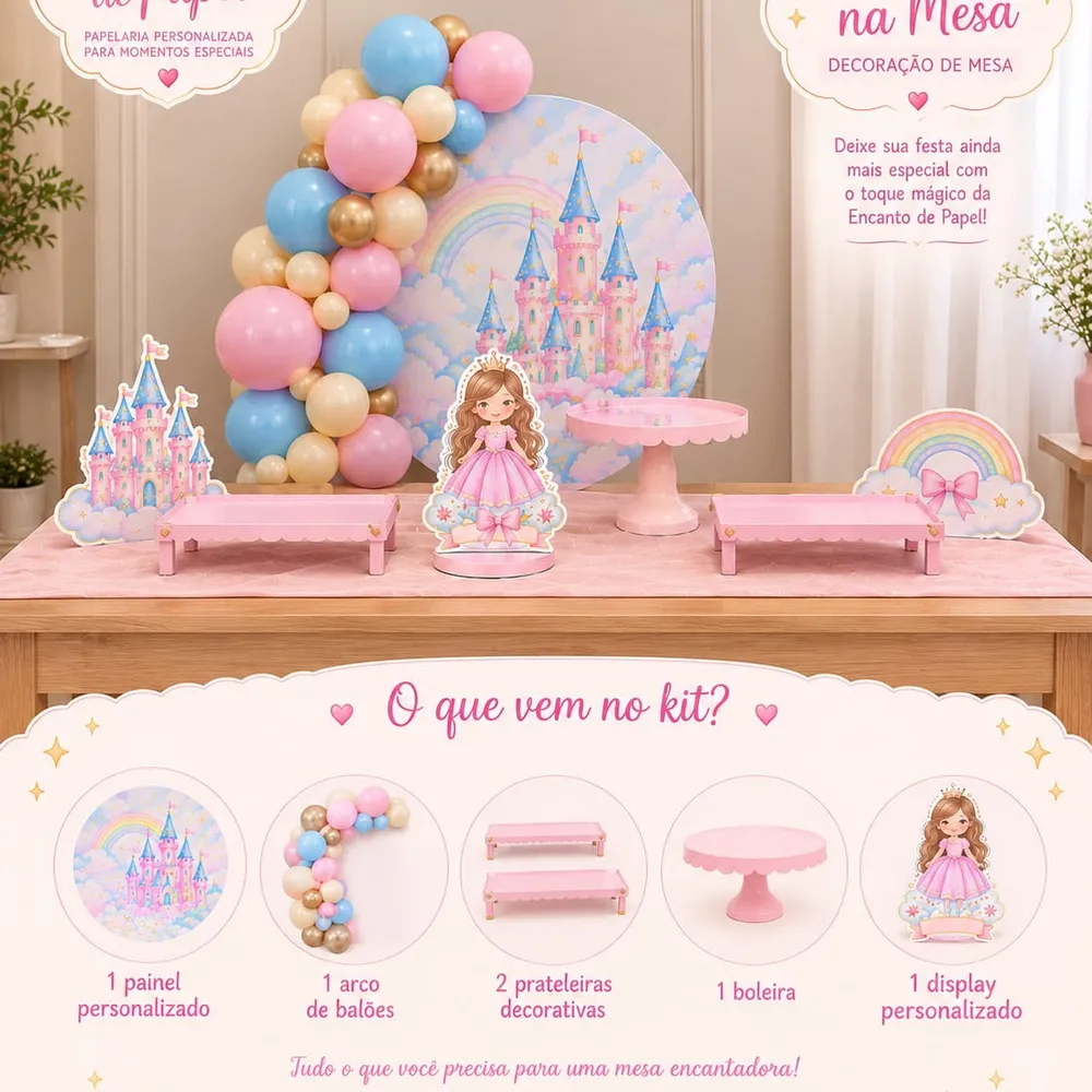 KIT ENCANTO NA MESA 