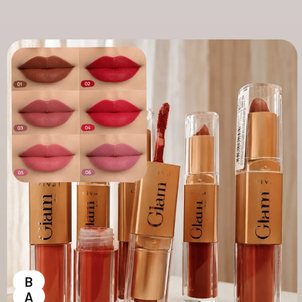 Batom Matte n°4 (bastão e líquido)