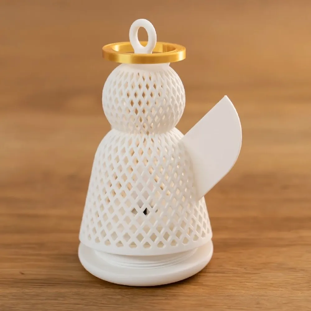 Anjo vazado 9cm (com base)