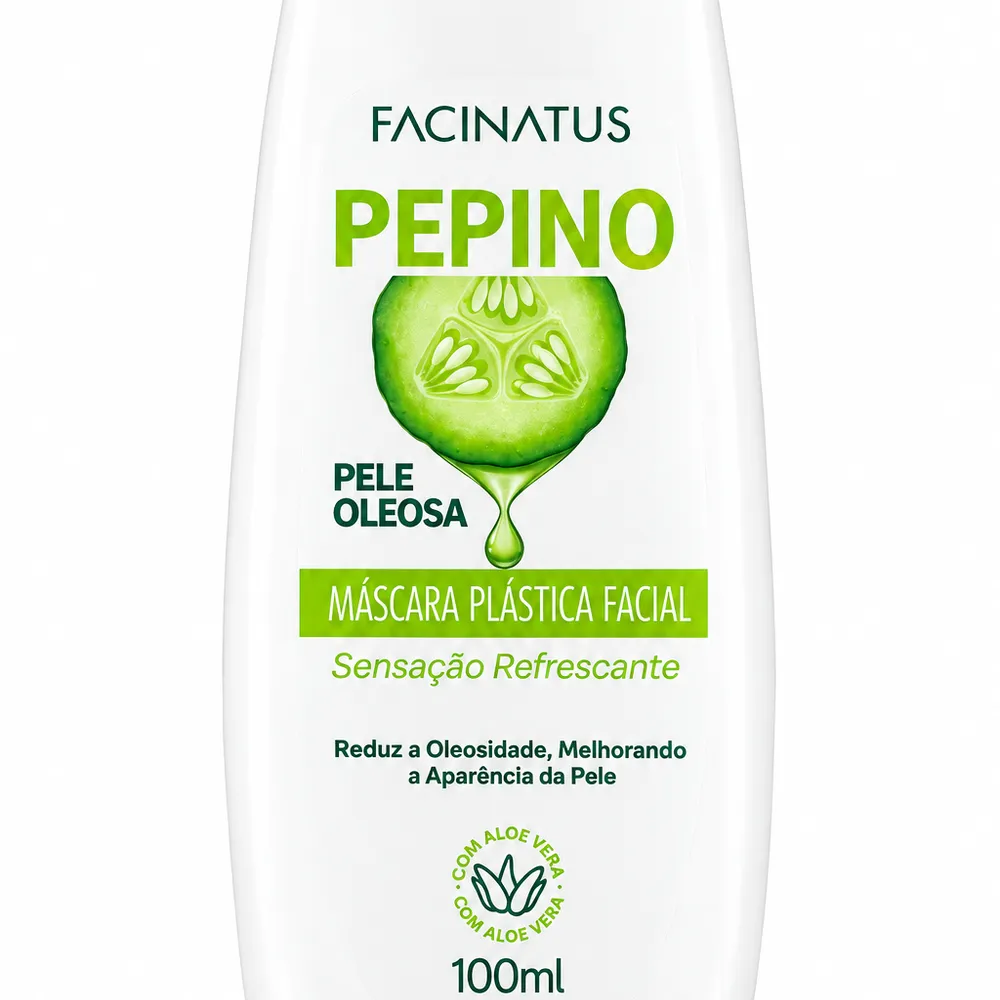 Mascara Plástica Facial - Pepino