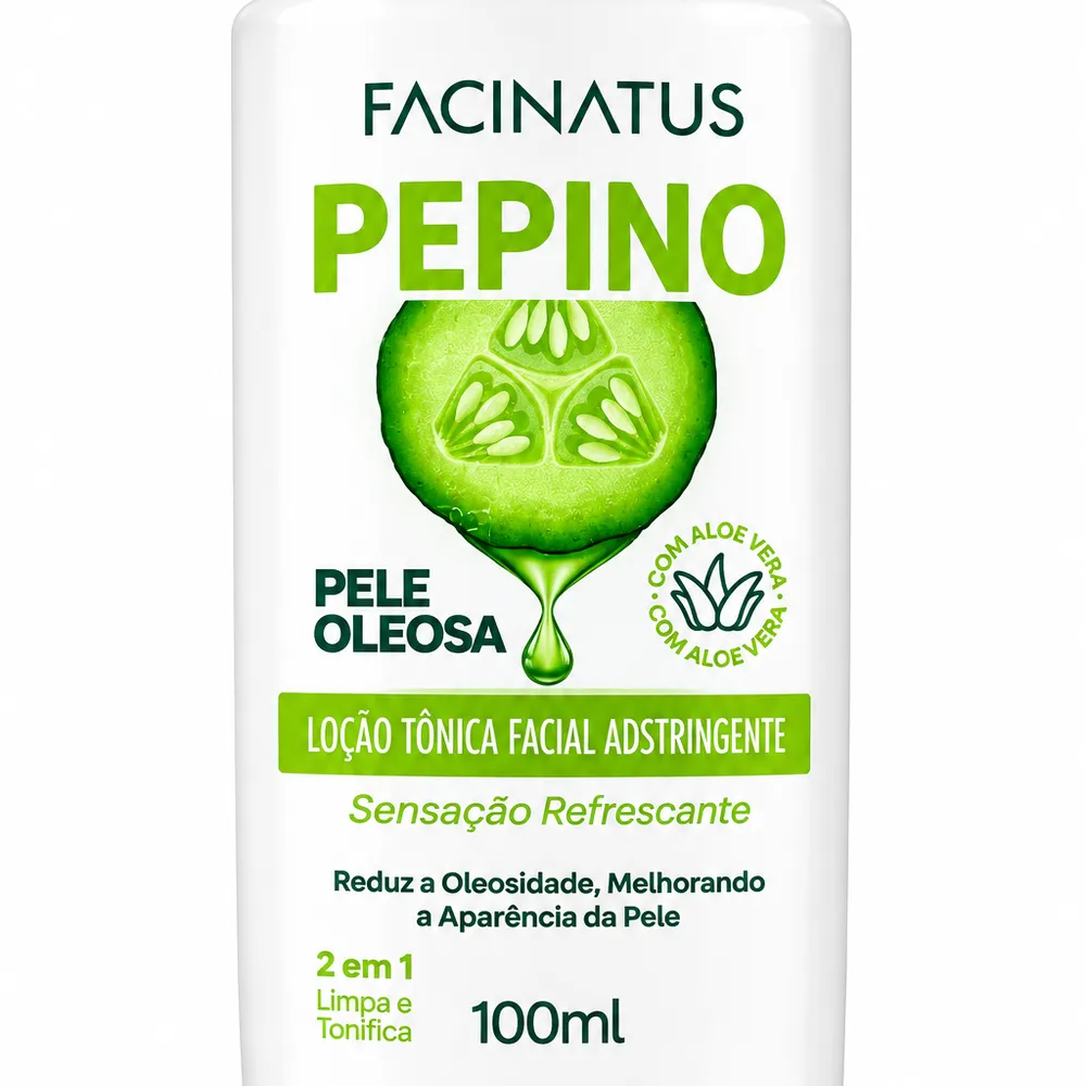 Loção Tonica Facial - Pepino