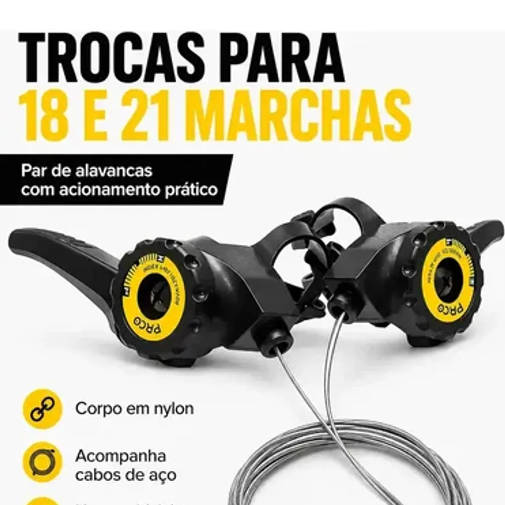 Alavanca Câmbio Nylon 18V 