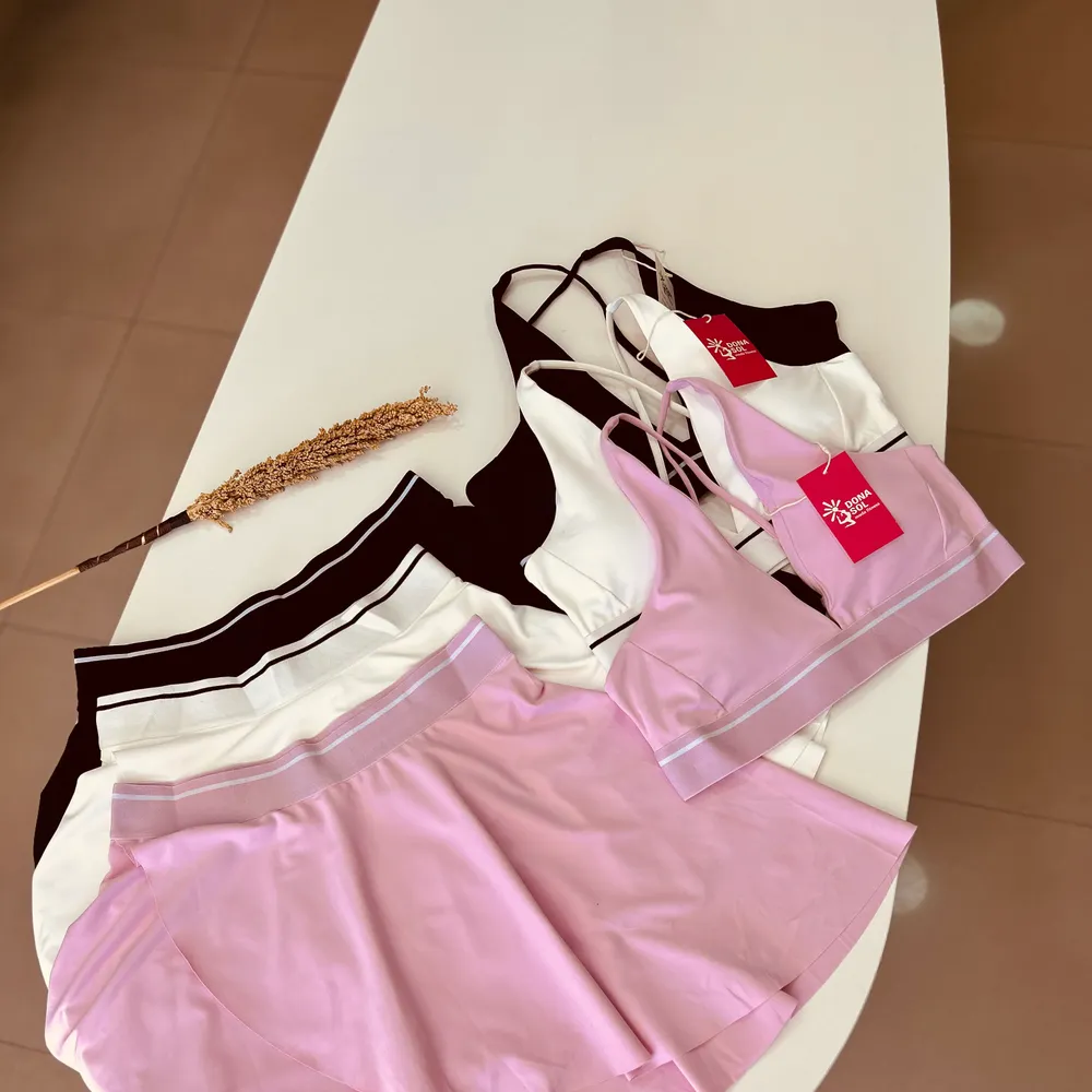 Conjunto de short saia poliamida