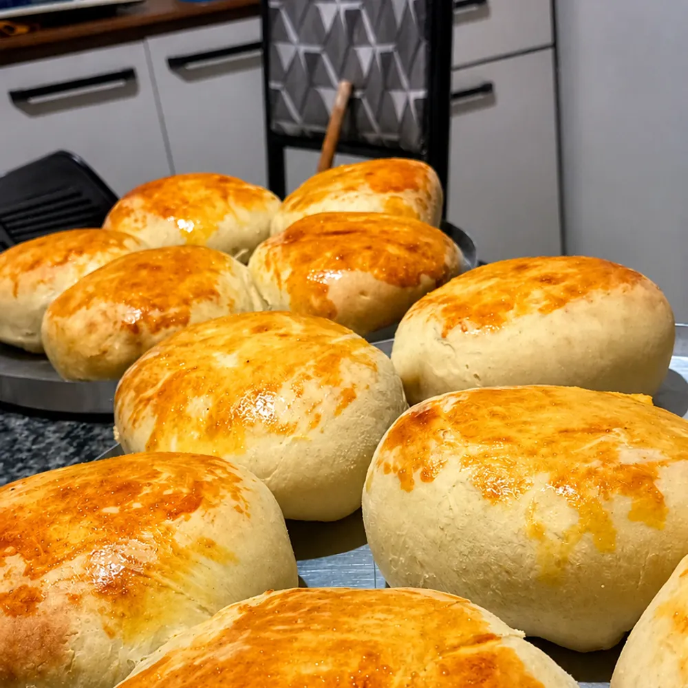 Hambúrguer de forno 