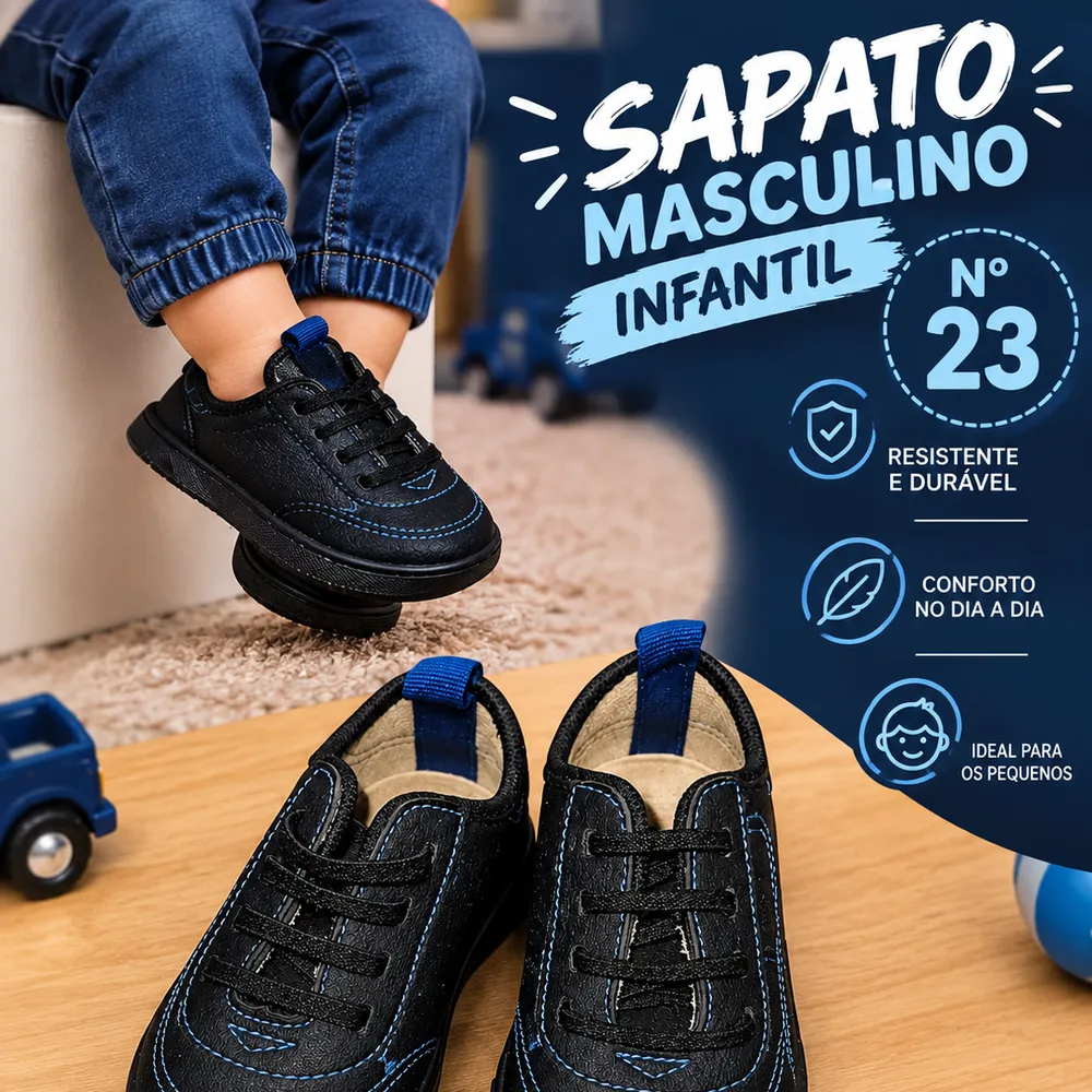 👟 Sapato Masculino Infantil
