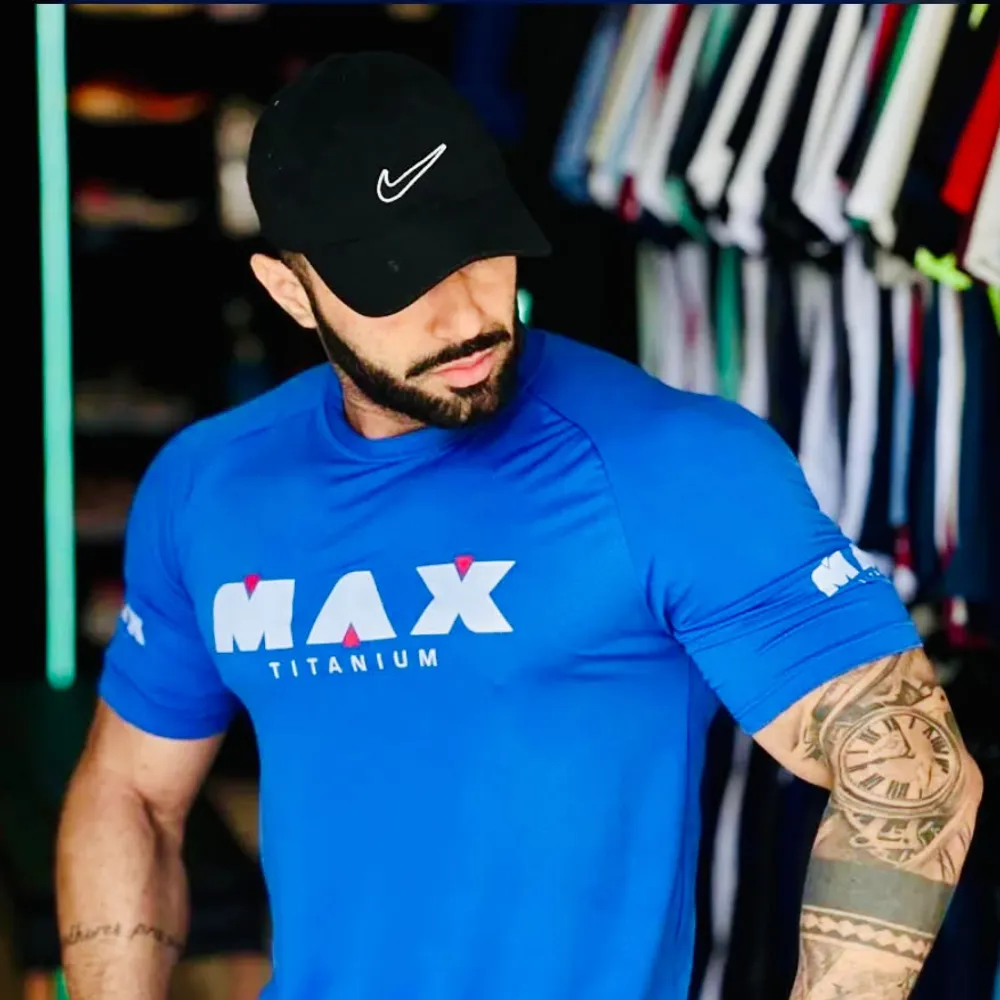CAMISA MAX TITANIUM AZUL