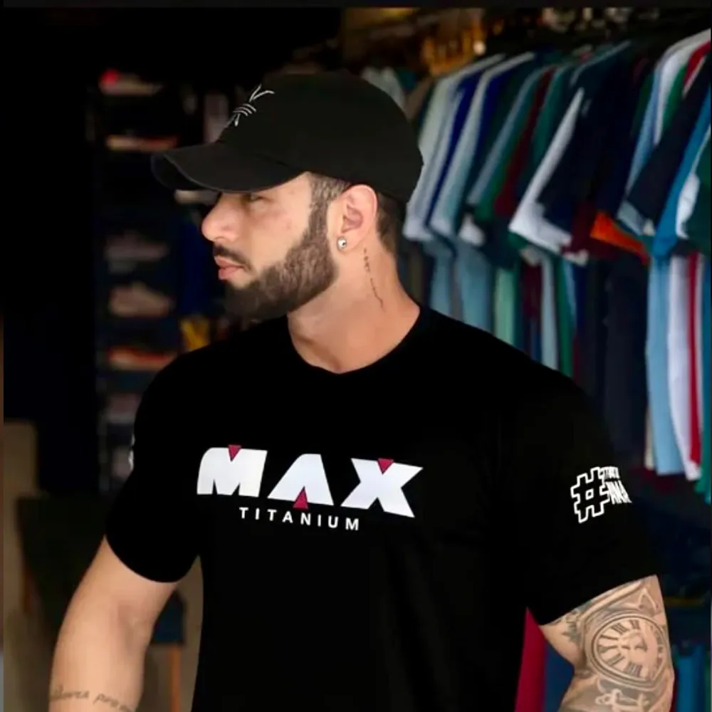 CAMISA MAX TITANIUM PRETA