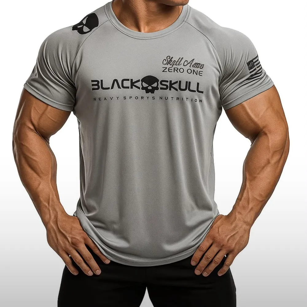 CAMISA BLACK SKULL DRY FIT SOLDADO BOPE CINZA