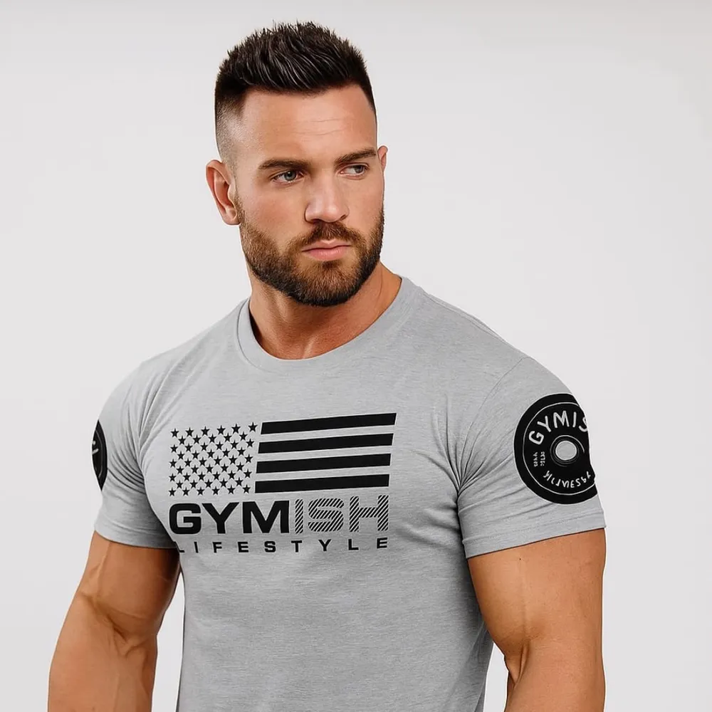 CAMISA GYMISH - CINZA DRY FIT
