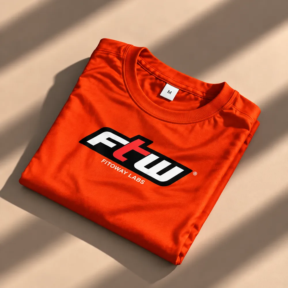 Camiseta FTW Fitoway Labs Laranja 