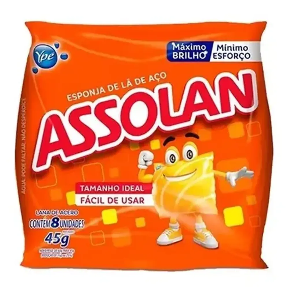 Esponja De Aço Assolan 45g