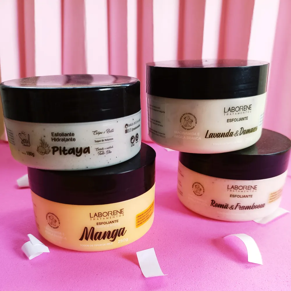 Esfoliante laborene e soul cosméticos 
