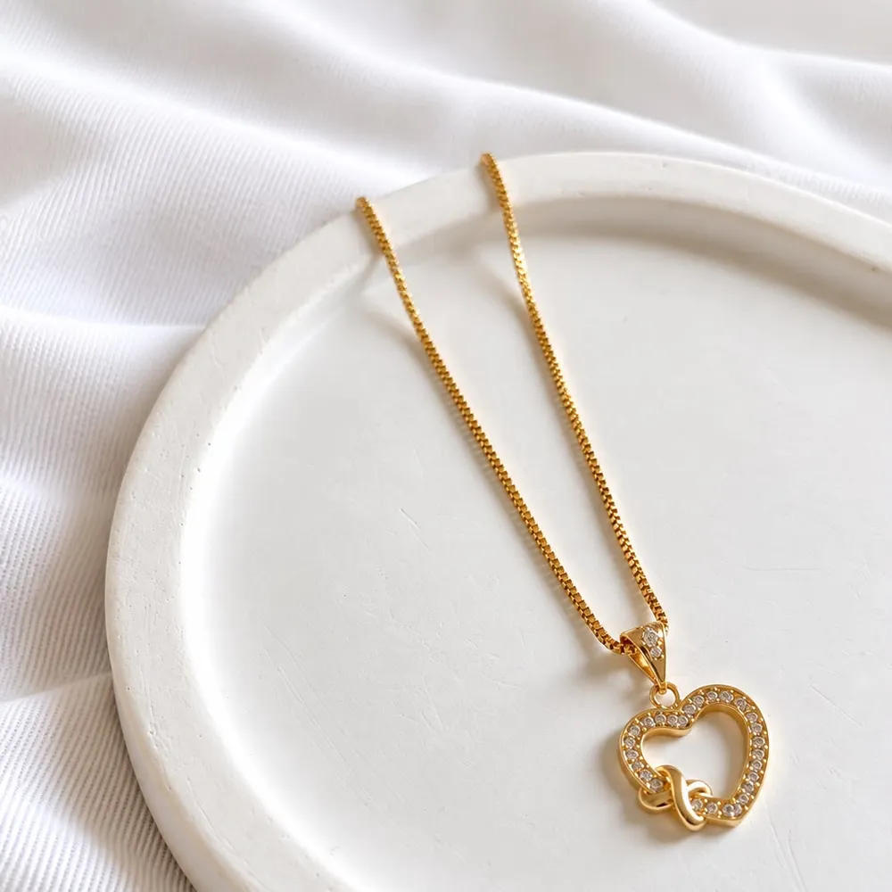 000034- COLAR INFINITY HEART