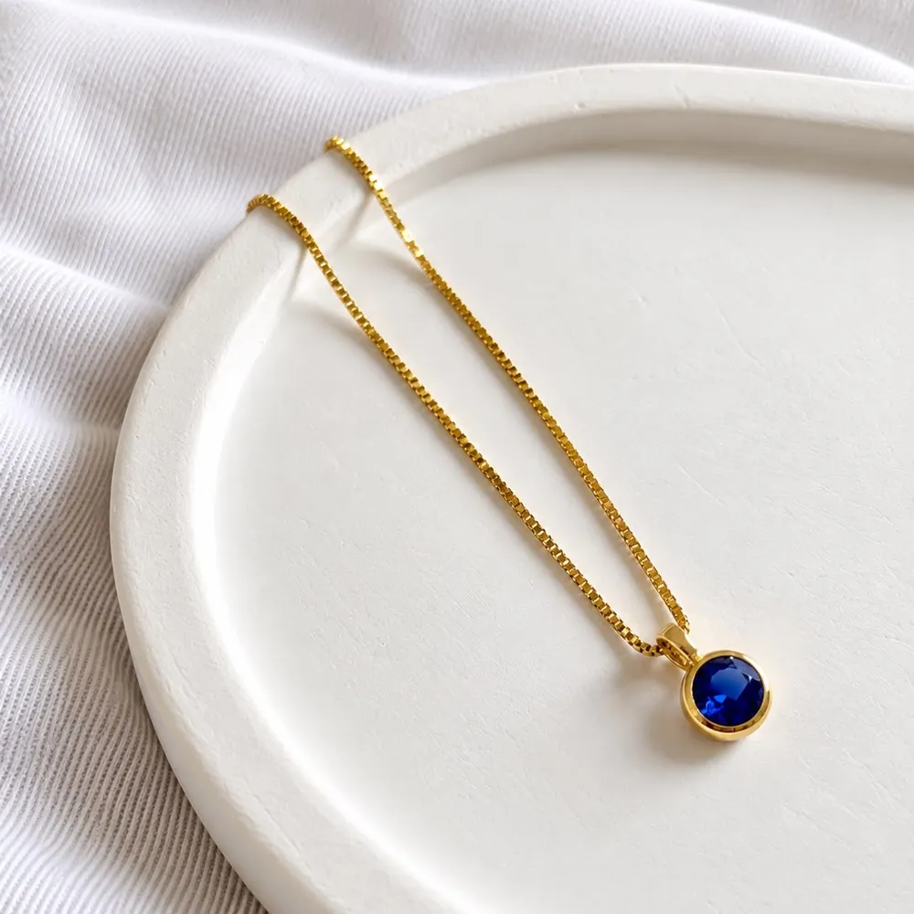 000043- COLAR LIV BLUE