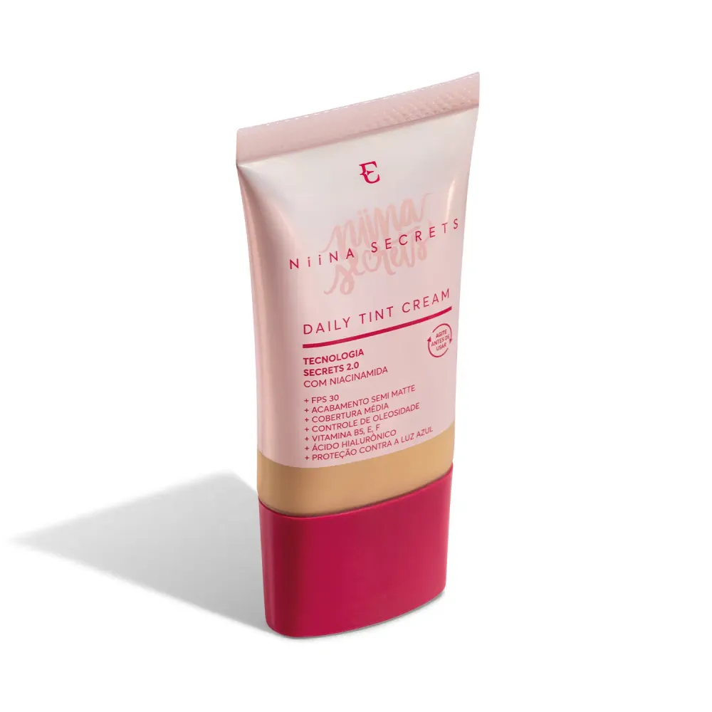 Base Líquida Daily Tint Cream Niina Secrets Cor 25 25Ml