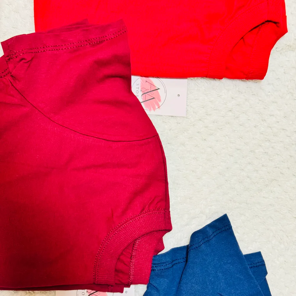 Camisetas básicas lisas 