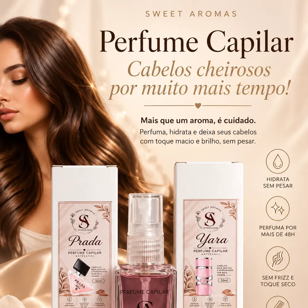 Perfume Capilar Sweet Aromas ✨