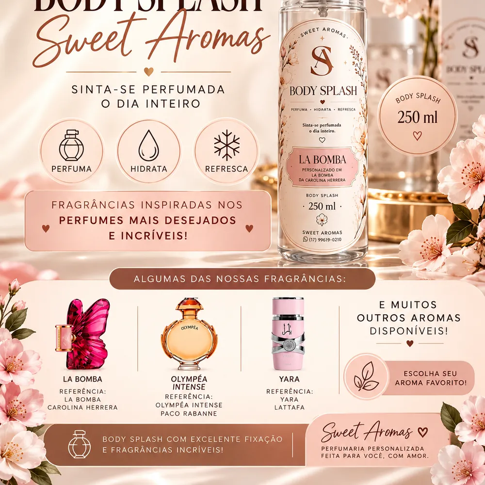 ✨ Body Splash Sweet Aromas 250 ml