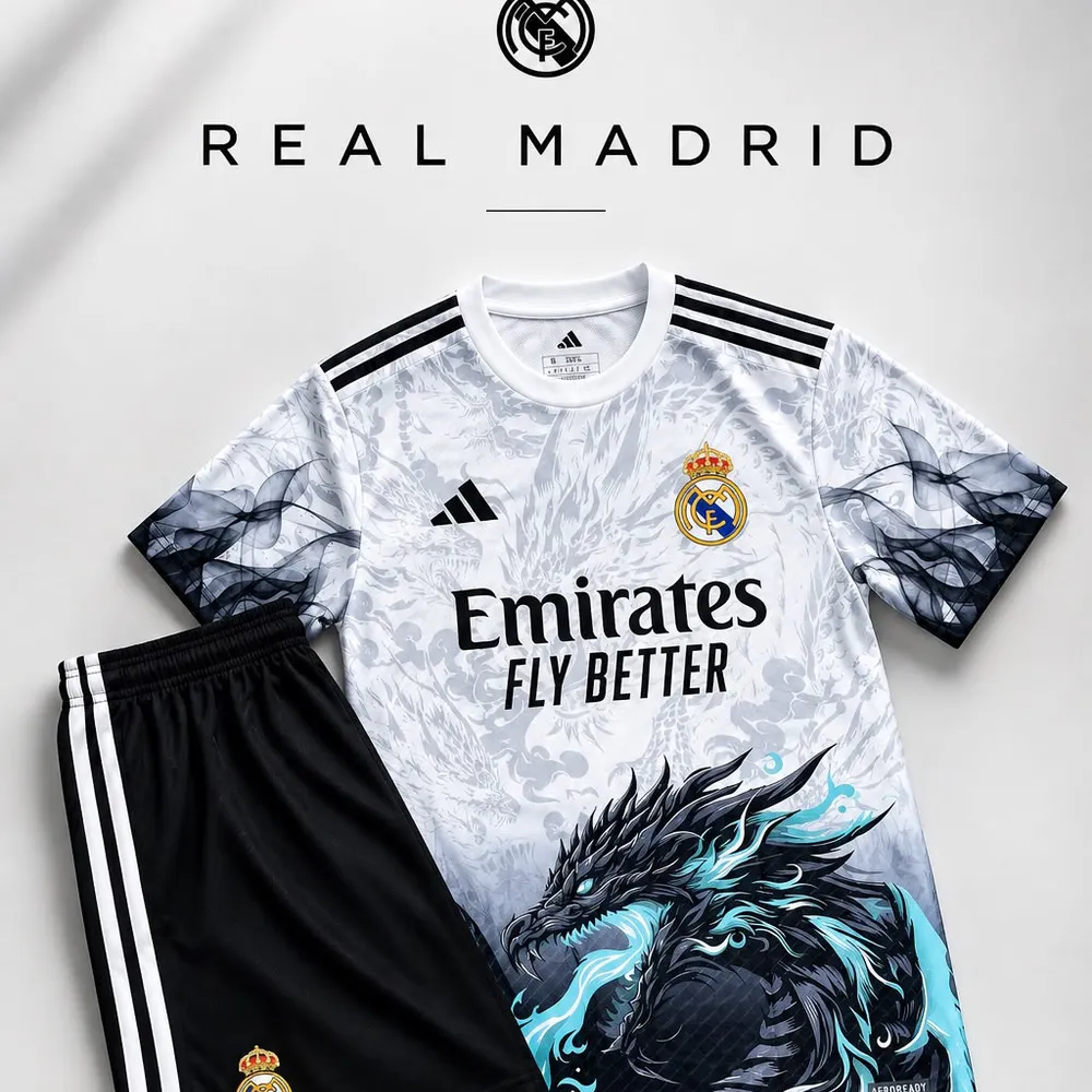 CONJUNTO REAL MADRID - DETALHADA DRAGÃO