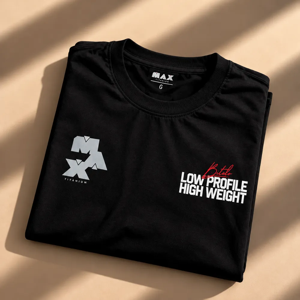 Camiseta Max Titanium Bitelo Low Profile High Weight