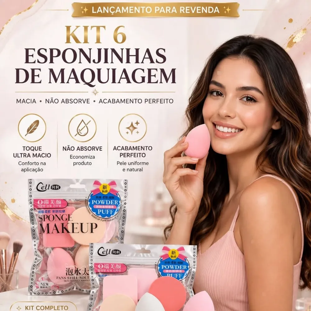 Pacote de esponjinha 