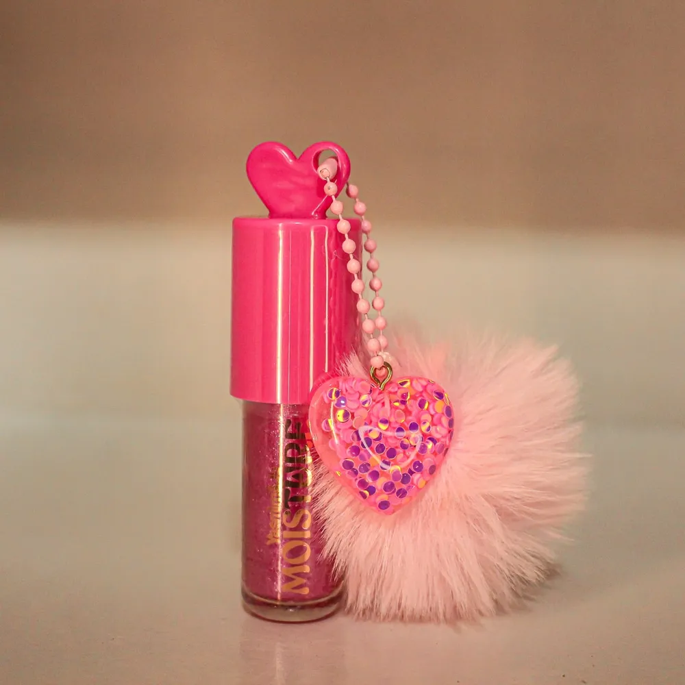 Lip gloss pompom 