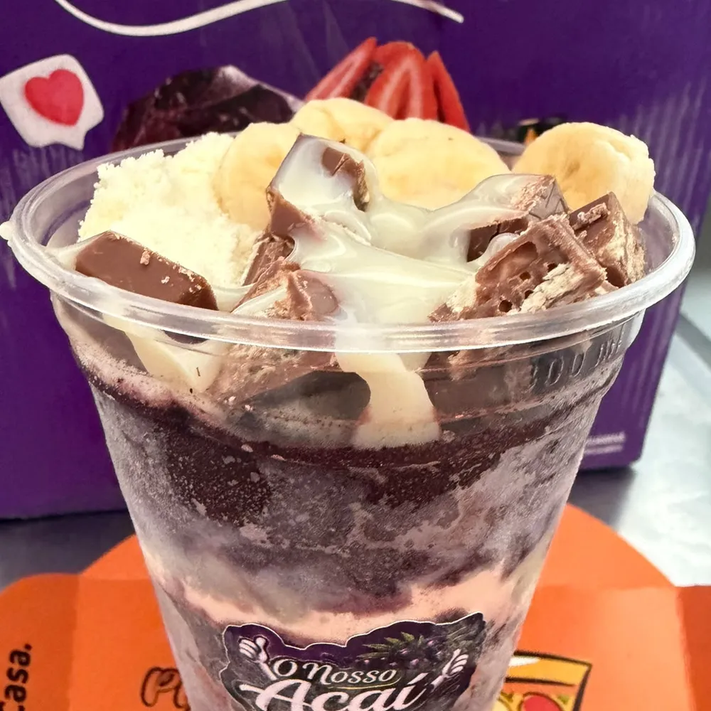 Açaí 330ml + 3 complementos grátis