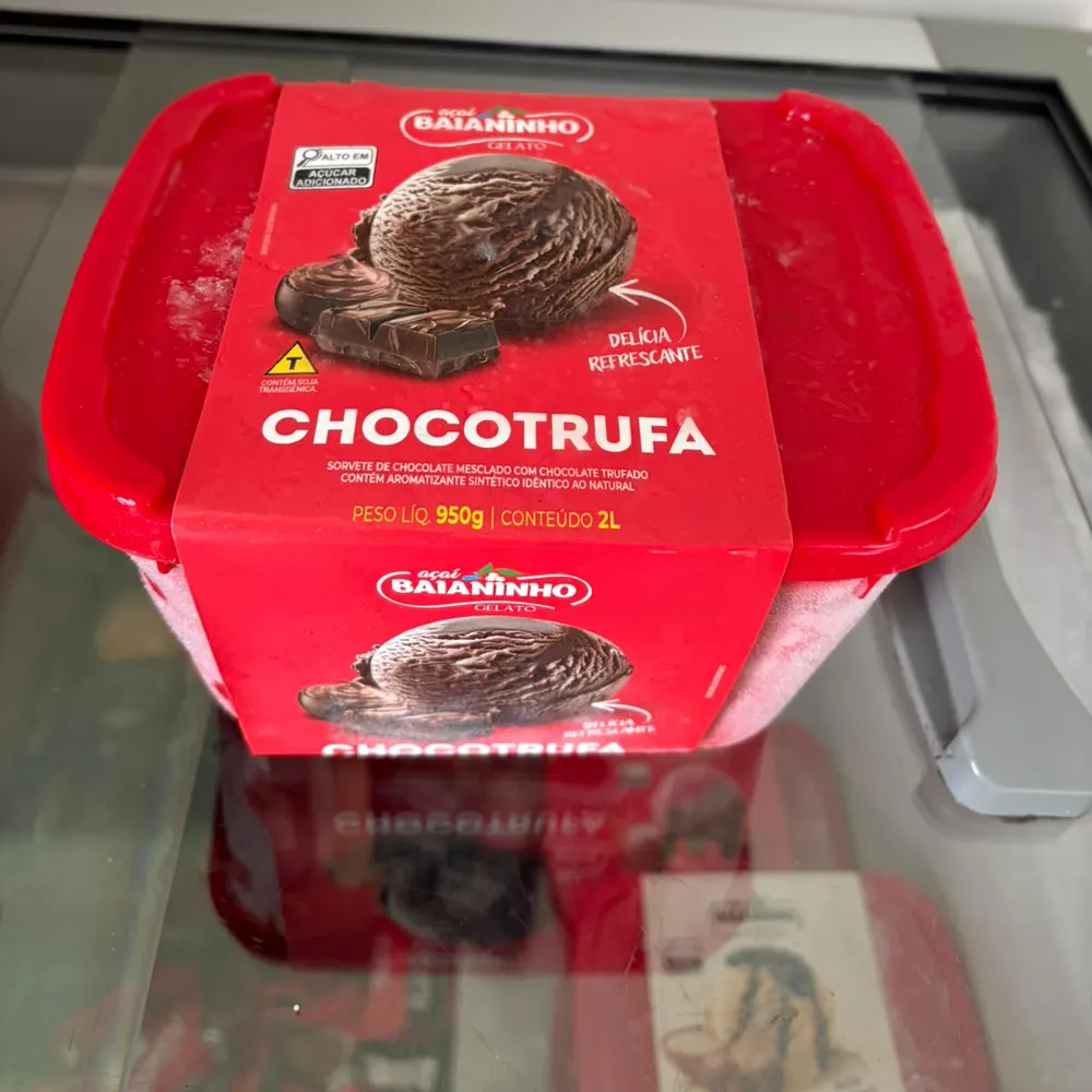 Sorvete Chocotrufa  litros