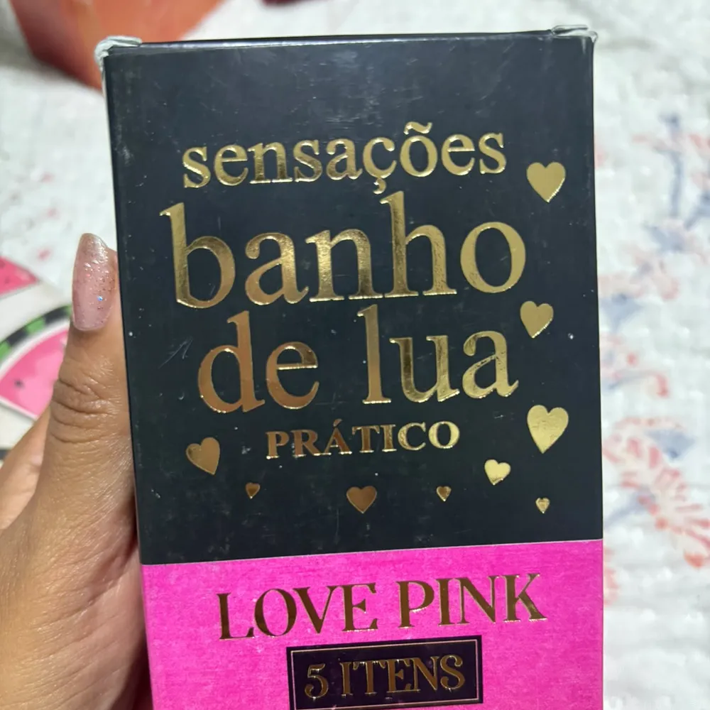Kit banho de lua LOVE PINK