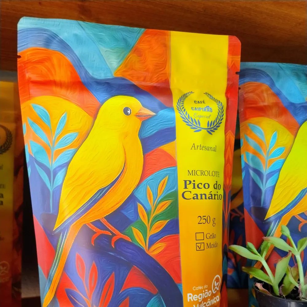 CAFÉ ESPECIAL PICO DO CANARIO - 250 G - GRÃOS