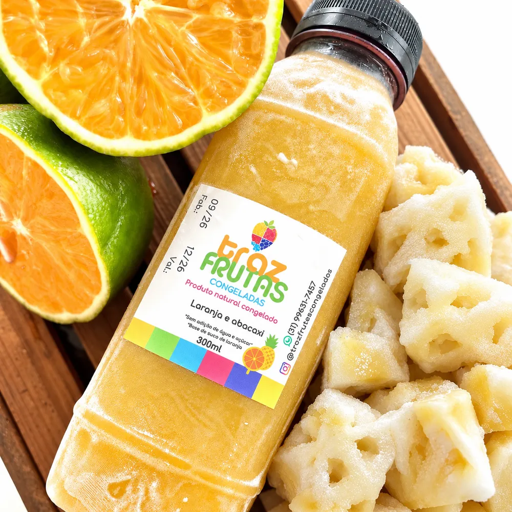 Suco Laranja e Abacaxi