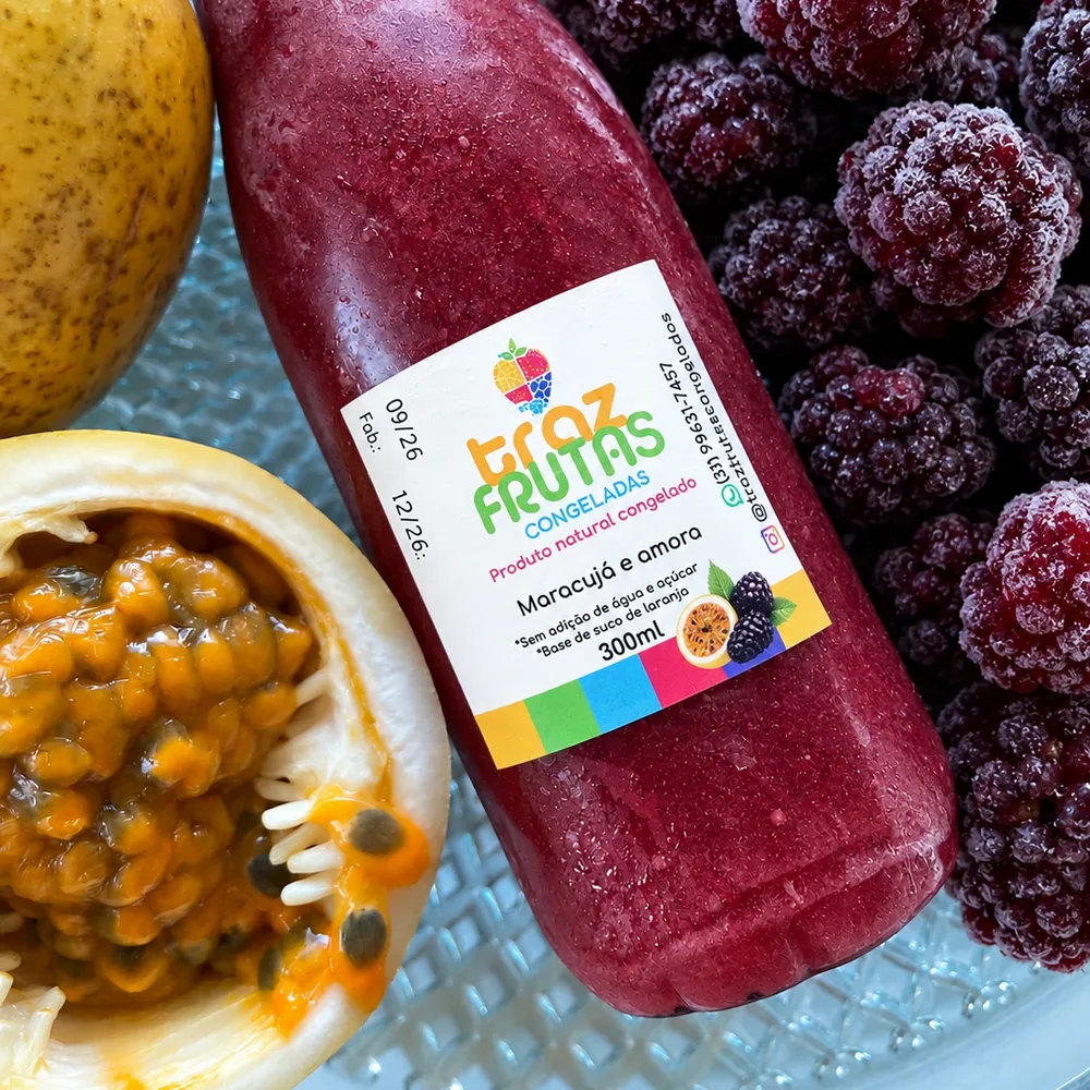 Suco Maracujá e Amora