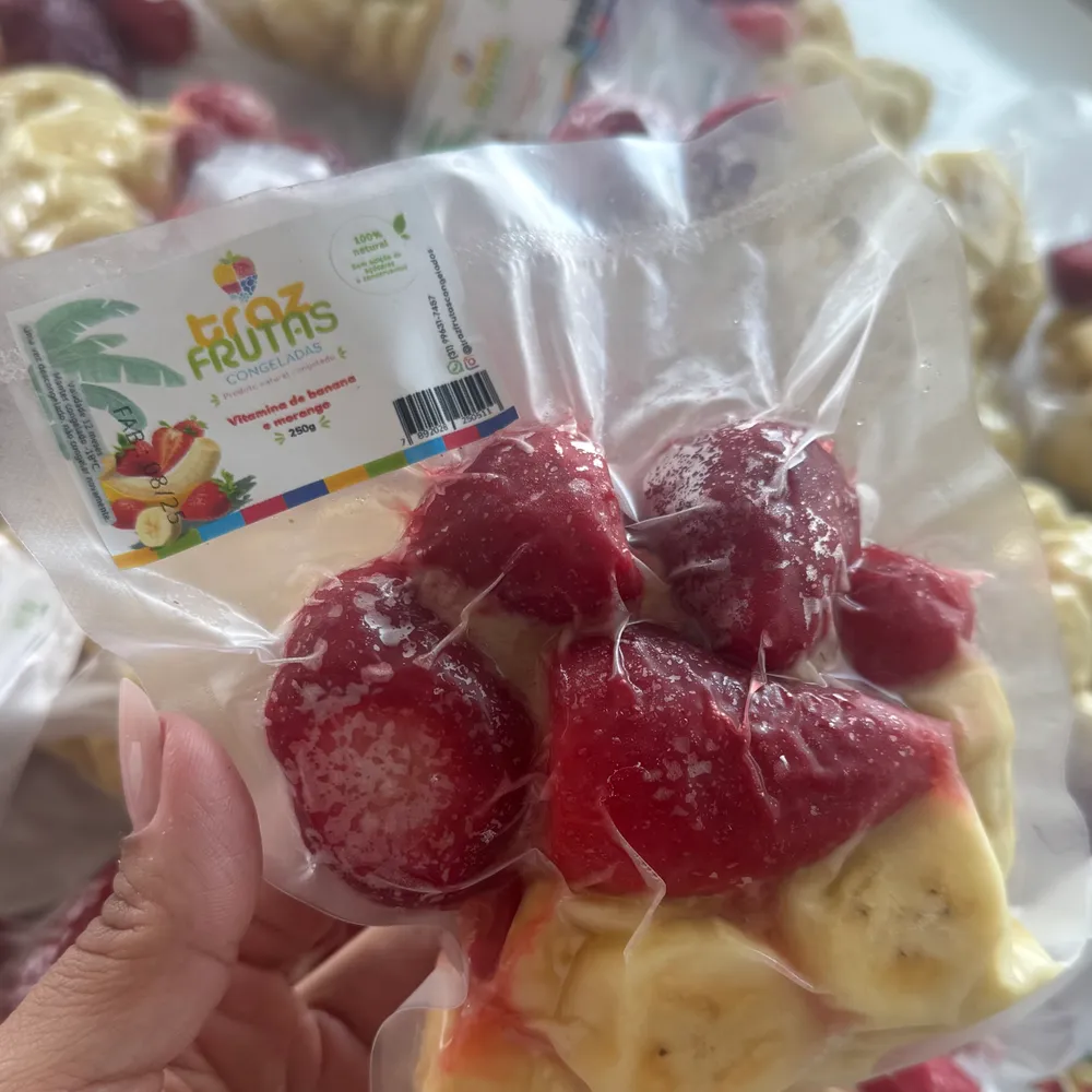 Vitamina Morango e Banana