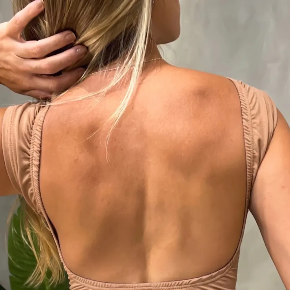Cropped em Suplex Zara Costas Nua Milena Ref. 1904 (Único, Castanho)