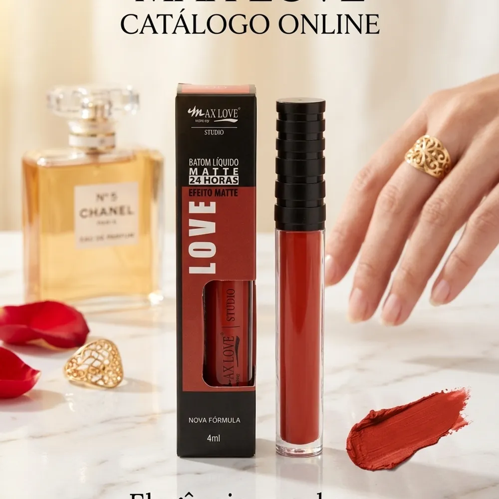 BATOM LIQUIDO LOVE MATTE 24H N45