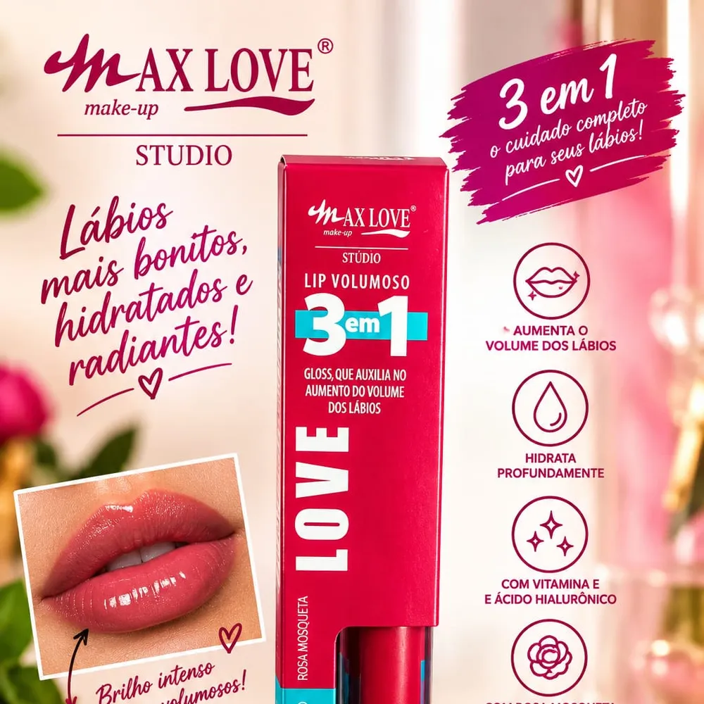 Lip Gloss Volume 3 em 1