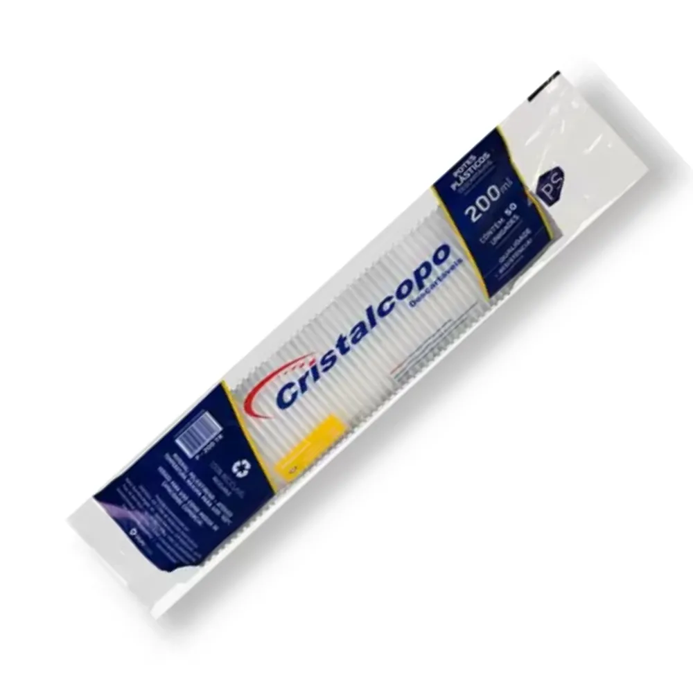 Copo Descartável Cristalcopo 200ml