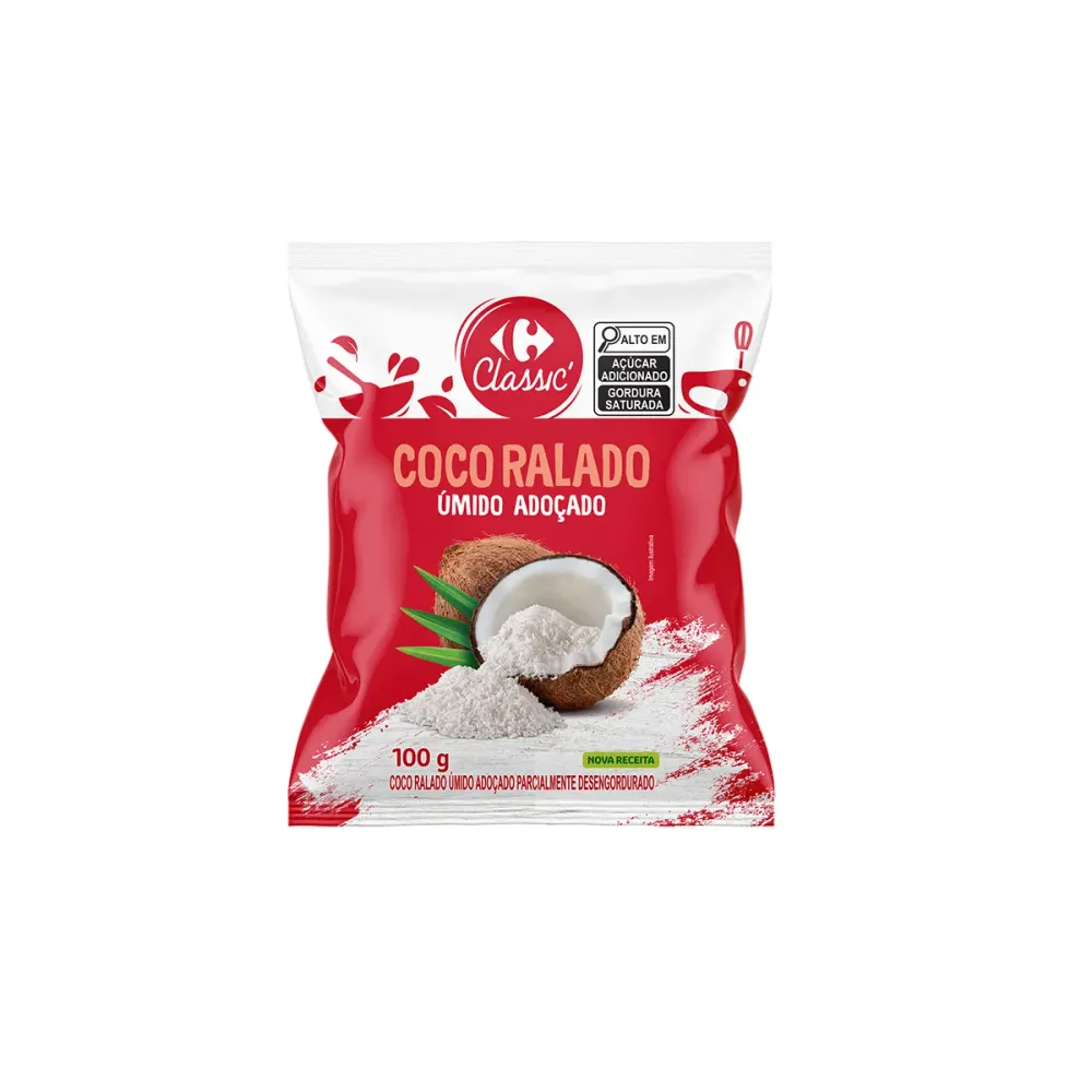 Coco Ralado Úmido e Adoçado Classic 100g