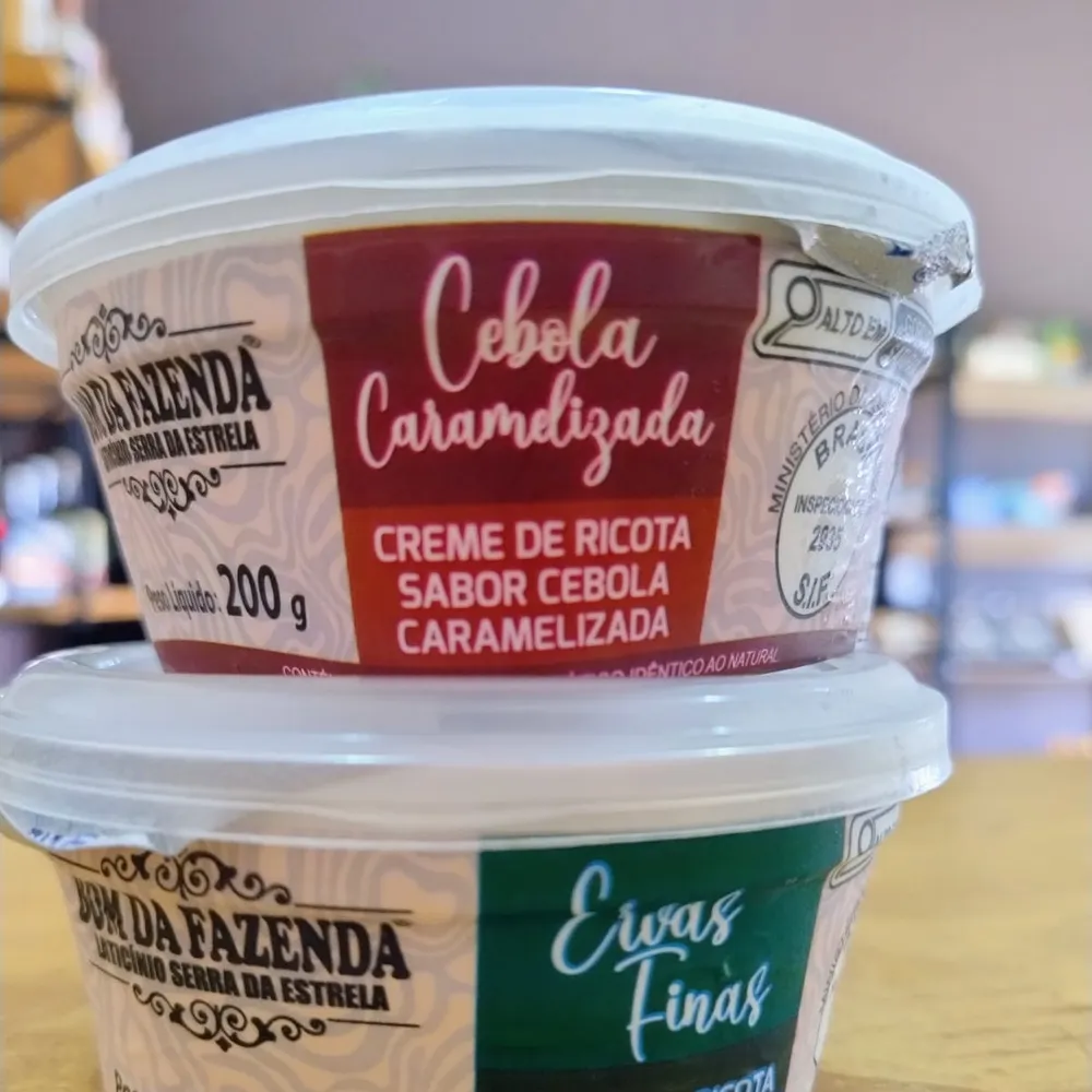 CREME DE RICOTA COM ERVAS FINAS - BOM DA FAZENDA